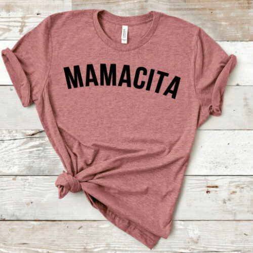 mamacita t-shirt mauve