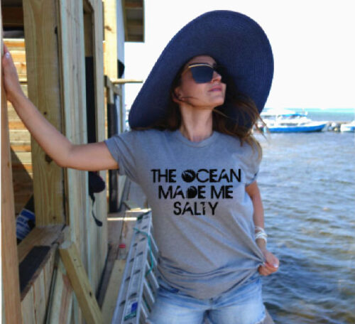 The Ocean Made Me Salty T-Shirt