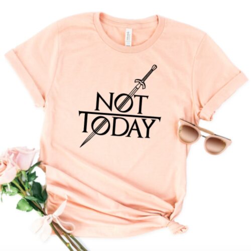 Not Today T-Shirt Peach