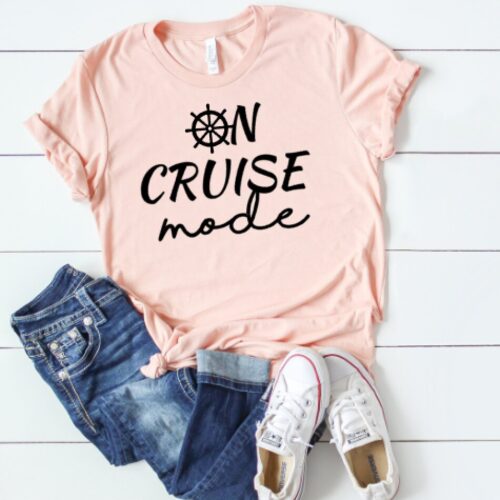 On Cruise Mode T-Shirt Peach