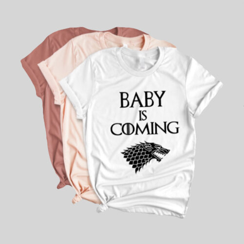 Baby is Coming T-Shirt White
