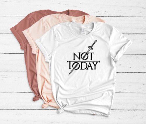 not today t-shirt white