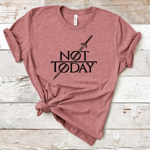 not today t-shirt mauve