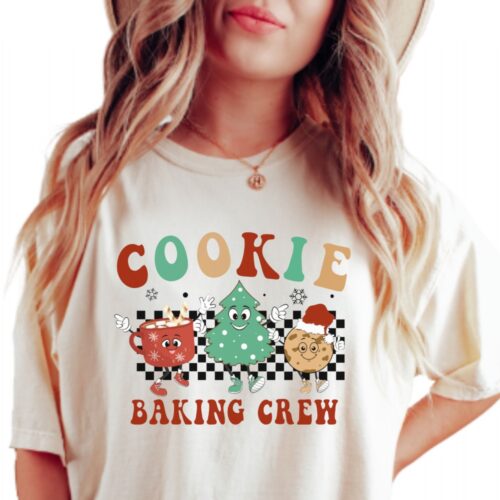 cookie baking crew shirt sand