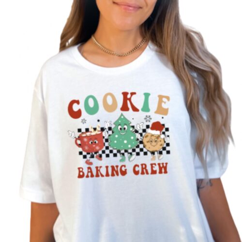 cookie baking crew shirt white 1