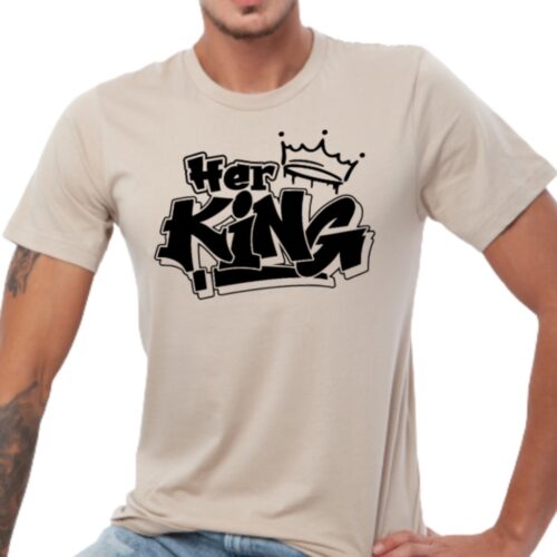 Her King T-shirt sand