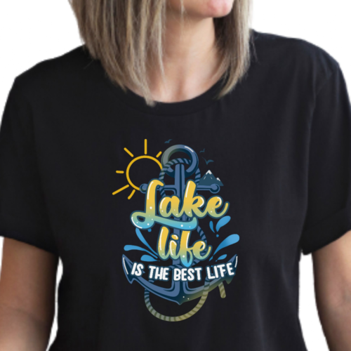 Lake life is the best Life shirt black