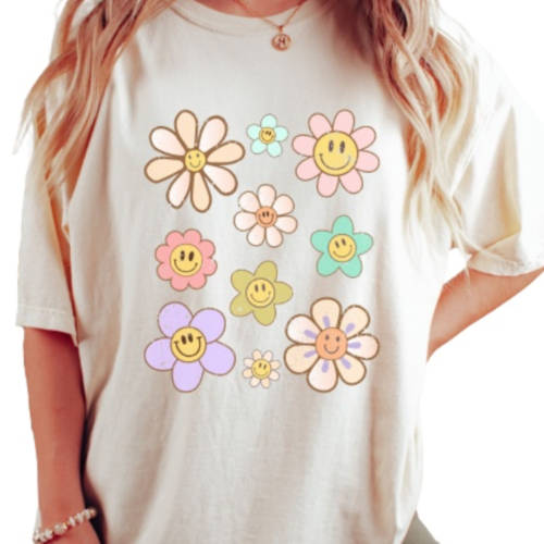 Hippie Flower Boho T-Shirt