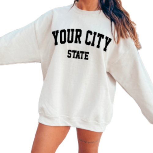 Personalized City/State Sweatshirt