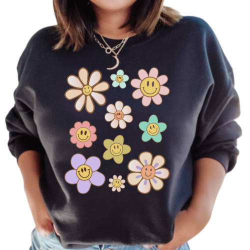 Flower Boho Sweatshirt