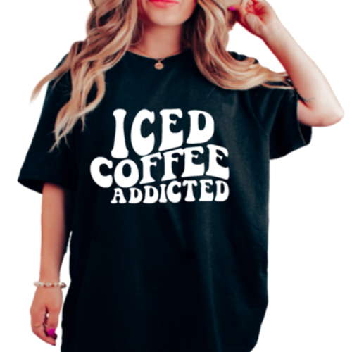 Iced Coffee Addicted T-Shirt