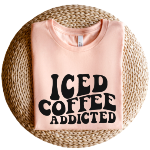 Iced Coffee Addicted T-Shirt