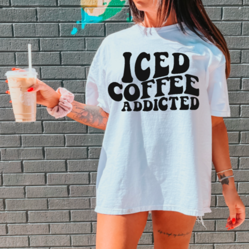 Iced Coffee Addicted T-Shirt