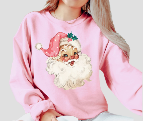 Pink Santa Claus Sweatshirt