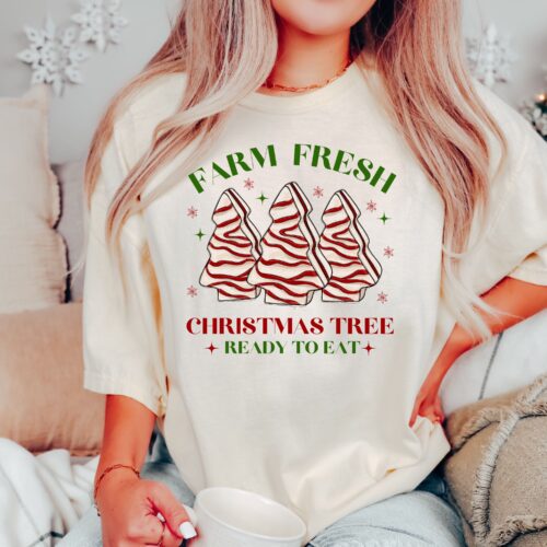 Christmas Tree and Cookies Sand T-Shirt