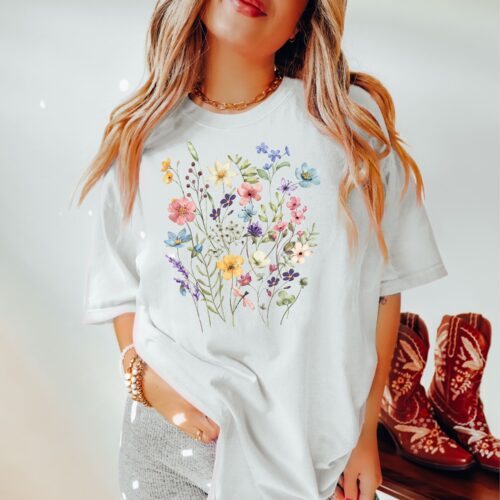 botanical white shirt