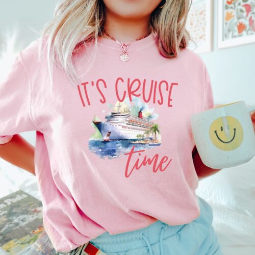 it's cruise time pink shirt