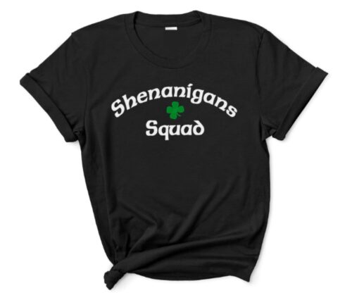 shenanigans squad black shirt