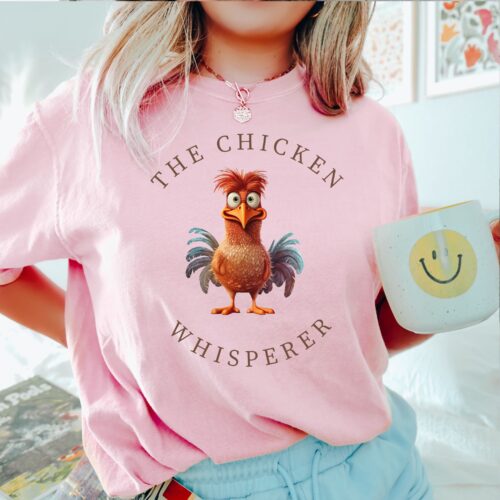 chicken whisperer pink shirt