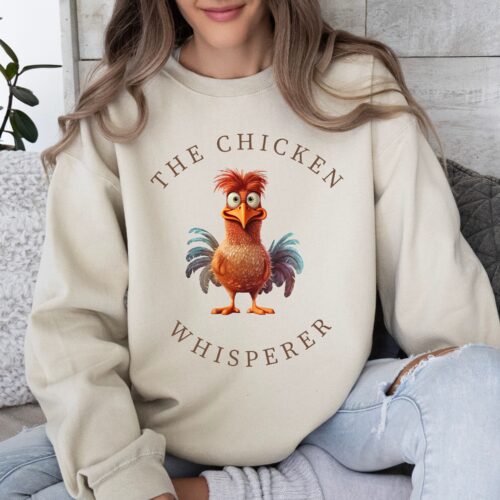 chicken whisperer sand sweatshirt